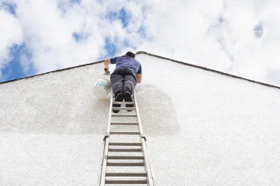 Peinture extérieure à Baslieux — façades et ravalement